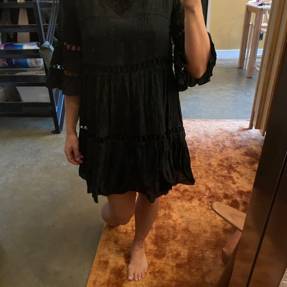 Anthropologie Black Baby Doll Dress MP - Picture 4 of 8